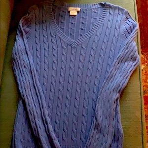 Kate Hill cable knit sweater